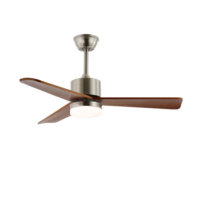 Zephyr Glow Wood Blade Fan Light Fixture