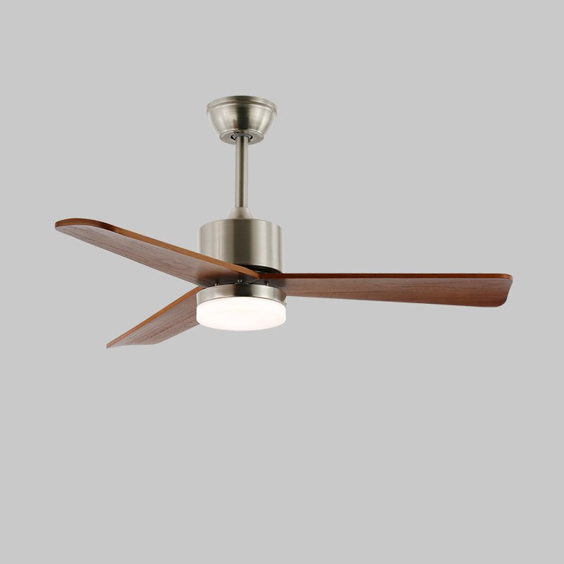 Zephyr Glow Wood Blade Fan Light Fixture