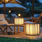 Grid Louvered Garden Light