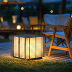 Grid Louvered Garden Light